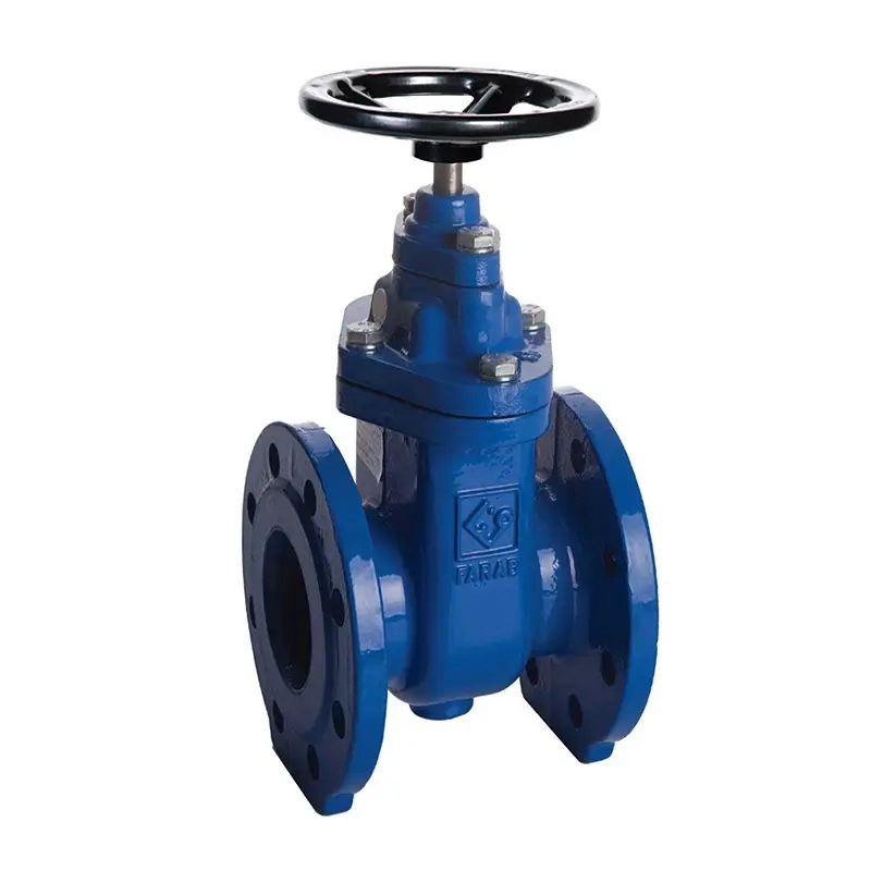 شیر کشویی رینگ برنزی F4 سایز 125 - 16 بار فاراب 5 اینچ